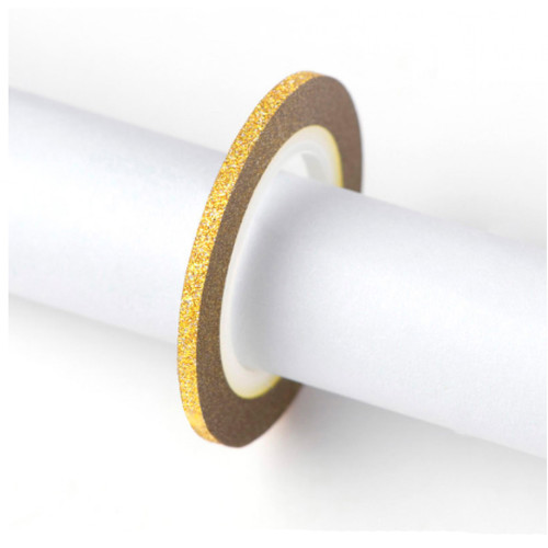 Tasiemka do paznokci TUFI profi PREMIUM złoto 2 mm (0104118) - Фото №3