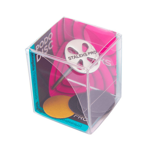 PODODISC metalowy STALEKS PRO S (15 mm) + zestaw wymiennych nakładek 180 grit 5 szt - Фото №2