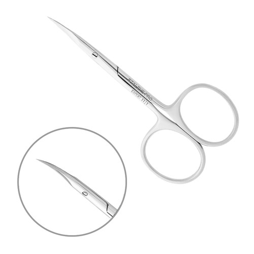 Ножницы профессиональные для кутикулы для левши Staleks PRO Expert 11 TYPE 1(18 mm)