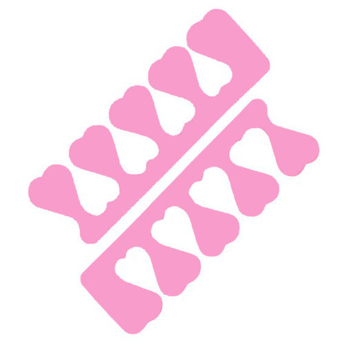 Separatory do pedicure ACTIVESHOP różowe 100 szt
