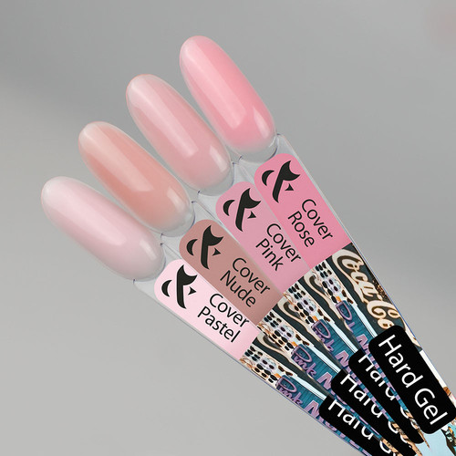 Żel przedłużający FOX Hard gel Cover Pink 50 ml - Фото №2