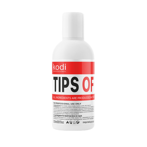 Płyn do usuwania lakieru żelowego Kodi Tips Off 250 ml