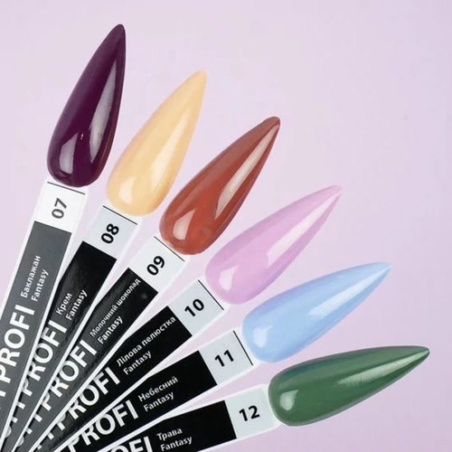 Decorative nail polish TUFI profi PREMIUM Fantasy 12 grass 8 ml - Фото №4