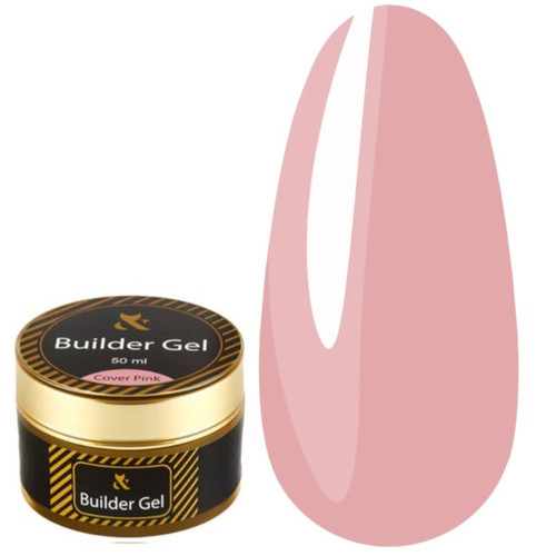 Nail modeling gel FOX Builder gel Cover Pink 50 ml - Фото №1