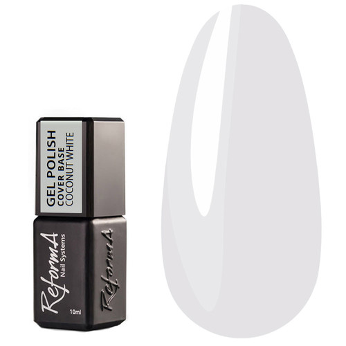 Цветная база REFORMA Cover Base Coconut White 10 мл (942007) - Фото №1