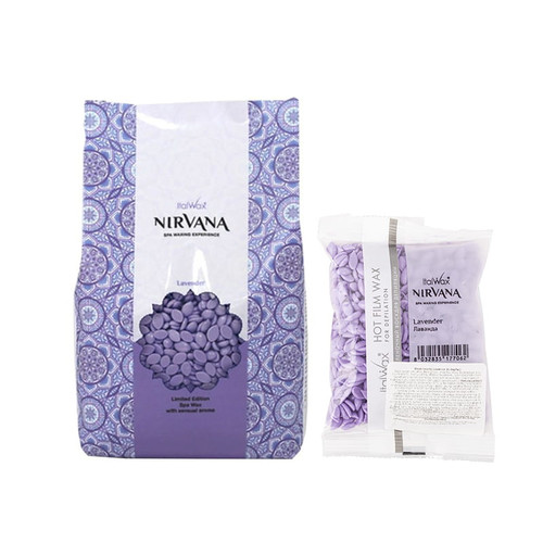 Wosk do depilacji ItalWax twardy w dropsach niskotemperaturowy bezpaskowej Lavender 1kg - Фото №2