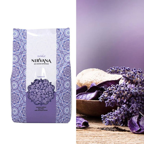 Wosk do depilacji ItalWax twardy w dropsach niskotemperaturowy bezpaskowej Lavender 1kg - Фото №5