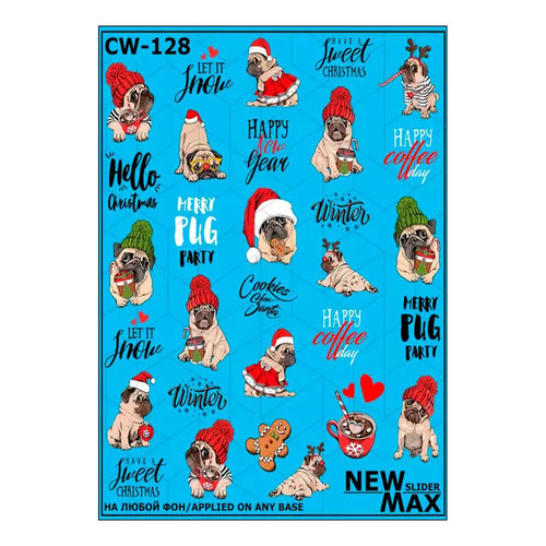 Slider design Crystaloff NEW MAX CW-128 pug