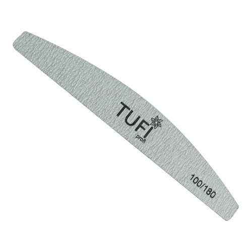 Пилочка TUFI profi PREMIUM серая 100/180 грит 17,8 см 1 шт (0102952) - Фото №2