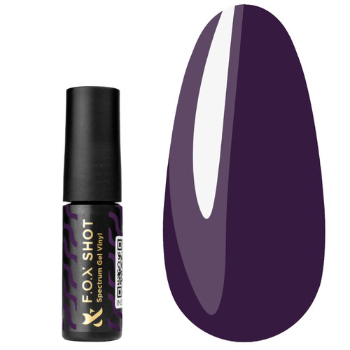 Lakier hybrydowy Lakier hybrydowy FOX SHOT Spectrum Gel Vinyl 125 fioletowy 5 g - Фото №1