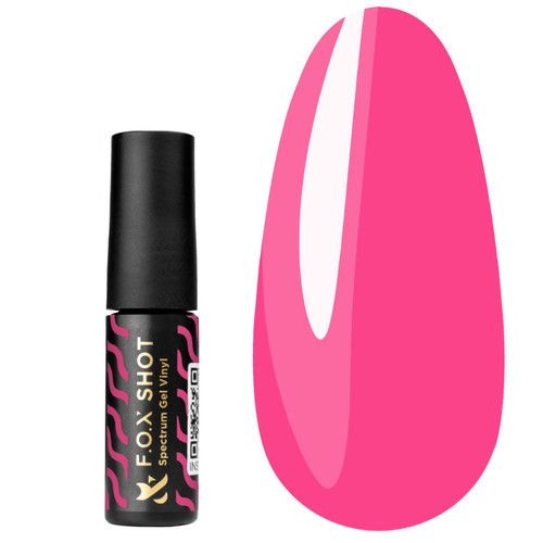 Lakier hybrydowy Lakier hybrydowy FOX SHOT Spectrum Gel Vinyl 144 różowy 5 g - Фото №1