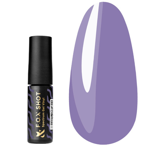 Lakier hybrydowy Lakier hybrydowy FOX SHOT Spectrum Gel Vinyl 147 lawendowy 5 g - Фото №1