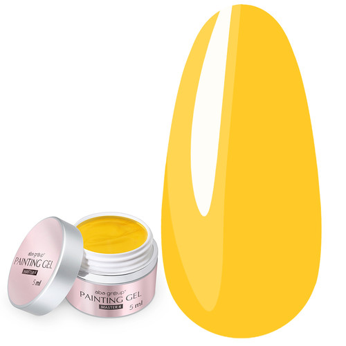 Żel kolorowy Aba Group Painting Gel Master 4 Żółty 5 ml