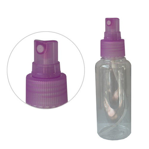 Bottle plastic BLING spray, violet cap 100 ml