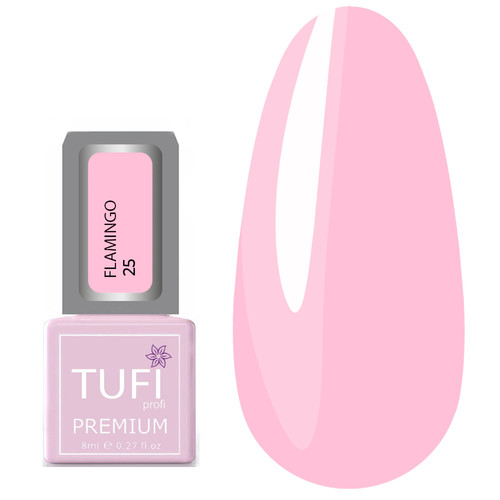 Lakier hybrydowy TUFI profi PREMIUM Flamingo 25 delikatny płatek 8 ml (0132493) - Фото №1