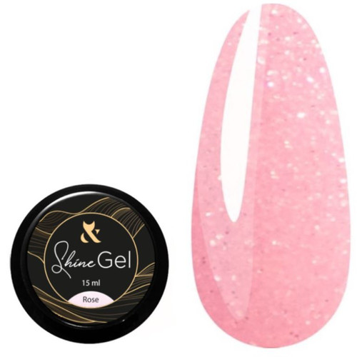 Gel FOX Shine Gel  Rose, 15 ml - Фото №1