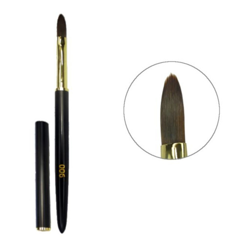 Pędzel  FOX Nail Art Brush 006 "Round" (owal duży akrylożelowy / large oval for acrylgel)