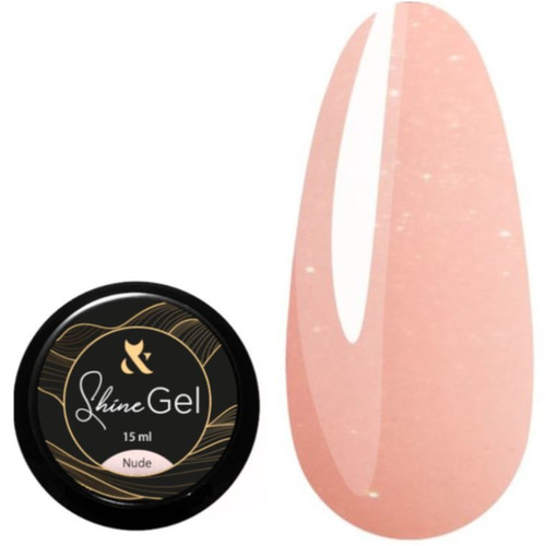 Żel budując FOX Shine Gel Nude, 15 ml - Фото №1