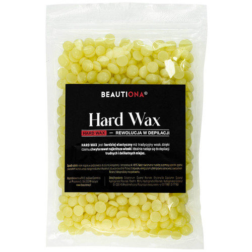 Wosk twardy BEAUTIONA Hard Wax żółty 100g