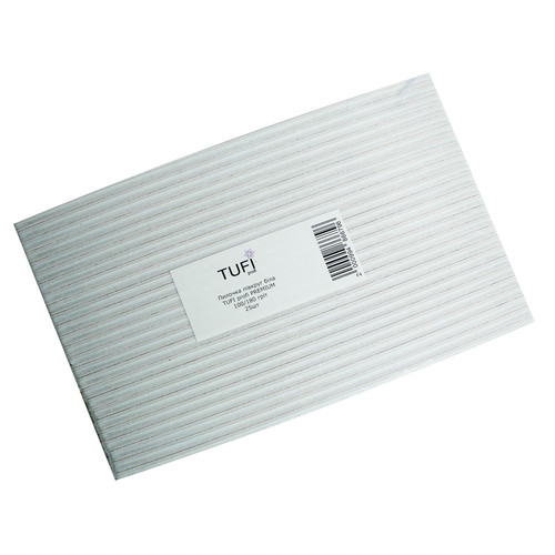 Пилочка TUFI profi PREMIUM белая 100/180 грит 17,8 см 25 шт (0231932) - Фото №1