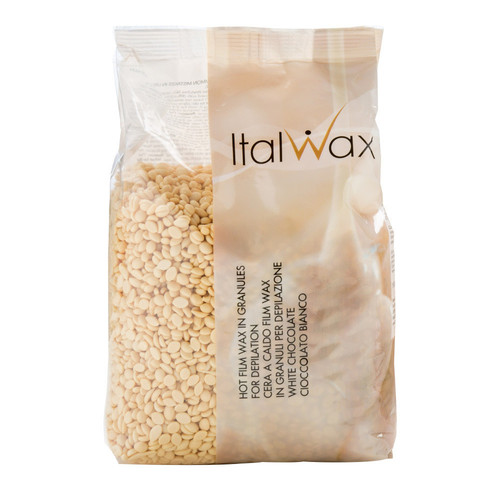 Wosk do depilacji ItalWax na gorąco w granulkach FilmWax biała czekolada 500g