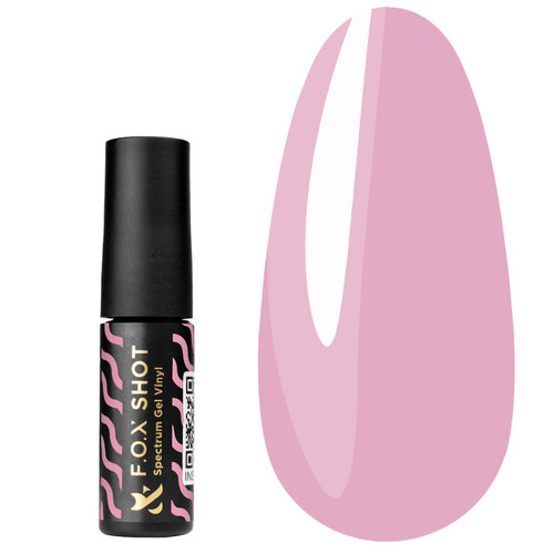 Lakier hybrydowy Lakier hybrydowy FOX SHOT Spectrum Gel Vinyl 145 różowy 5 g - Фото №1