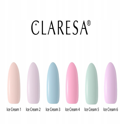 Лак гибридный Claresa ICE CREAM 6 розовый 5 г - Фото №2