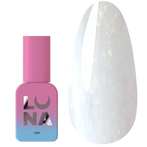 База LUNA Crystal №1 молочно-сиреневый с цветными дольками 13 мл (317-1255)
