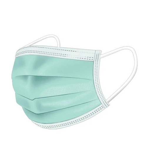 Maseczka medyczna Opharm turkusowa 50szt - Фото №1