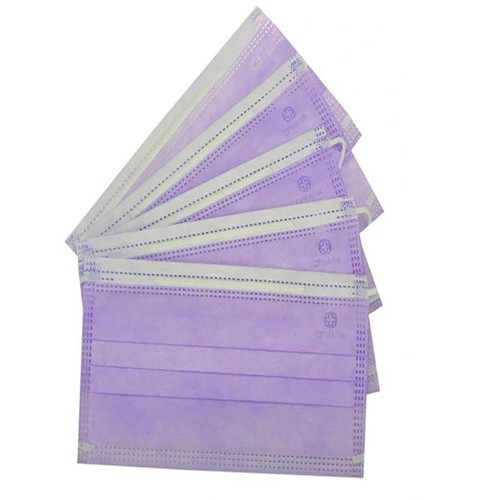Maska medyczna Opharm fioletowa 50 szt - Фото №4