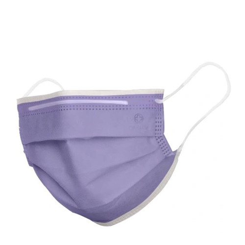 Maska medyczna Opharm fioletowa 50 szt - Фото №1
