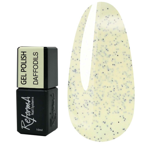 Lakier hybrydowy REFORMA Daffodils żółty z kropkami 10 ml (942080)