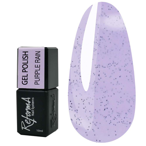 Lakier hybrydowy REFORMA Purple Rain fioletowy z drobinkami 10 ml (941280)