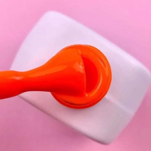 Lakier hybrydowy LUNA №143 neon soczysta pomarańcza 13 ml - Фото №3