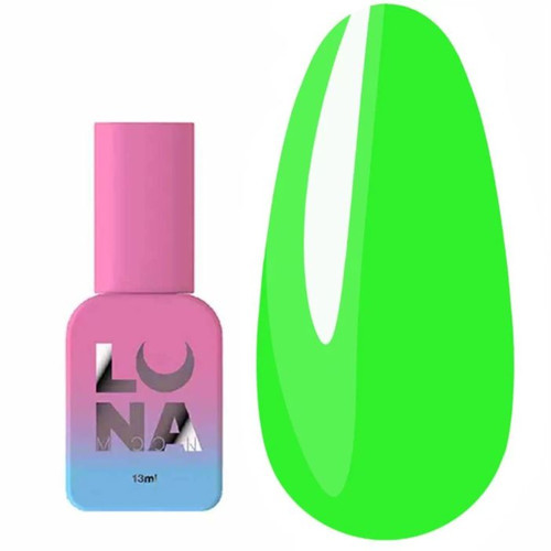 Люминесцентный топ LUNA Shine Dark Green желто-зеленый оттенок 13 мл (300-0624) - Фото №1