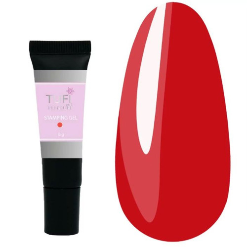 Żel do stempli TUFI Profi Premium Stamping gel 03 czerwony 8 g (0288844) - Фото №1