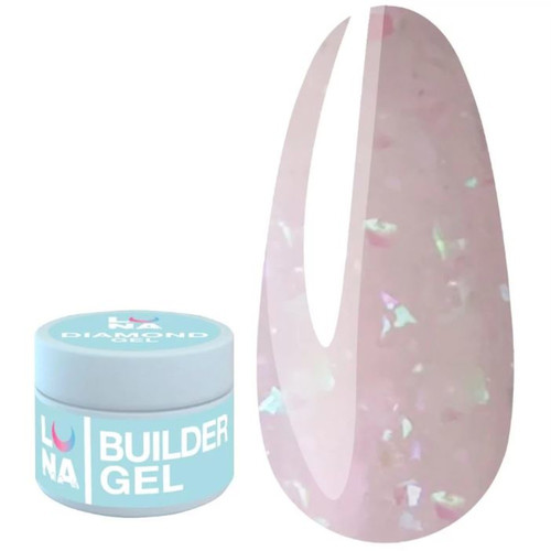 Гель LUNA для наращивания Diamond Gel №10 15 мл