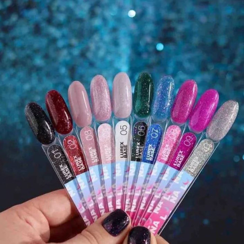 Base LUNA Lurex Base №6 black-green 13 ml (319-1072) - Фото №2