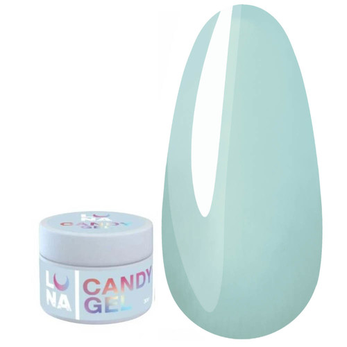 Гель для наращивания ногтей LUNA Candy №19 серый 15 мл (322-1556