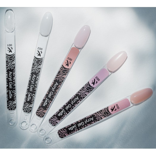 Acrygel FOX Satin №001 (jar) transparent 50 ml - Фото №3