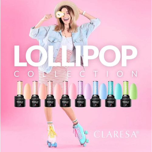 Гель-лак Claresa LOLLIPOP 8 салатовый 5 мл - Фото №4