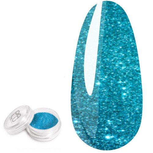 Brokat w proszku do paznokci PALU ETERNAL GLOW 9 ziełony 1 g