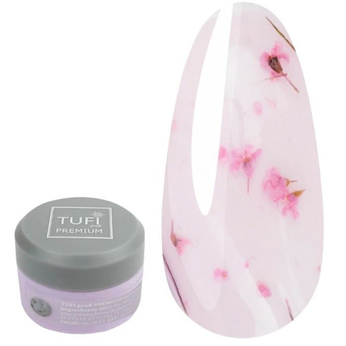 Гель-лак TUFI profi PREMIUM Bloom 01 с сухоцветами лантана 5мл - Фото №1