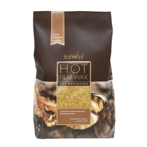 Wosk do depilacji ItalWax twardy w dropsach niskotemperaturowy Natural Film Wax 500 g