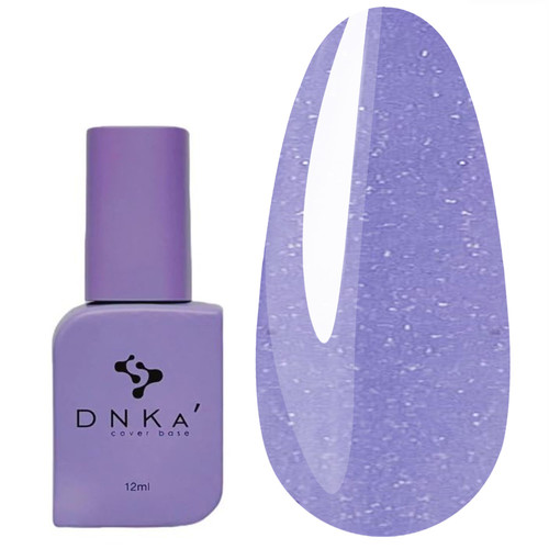 Baza hybrydowa DNKa Cover №015  chabrowy ze srebrnym połyskiem 12 ml