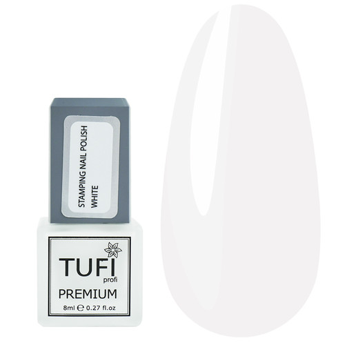 Lakier do Stempli TUFI profi PREMIUM biały 8 ml (0295876) - Фото №1