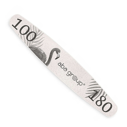 Aba Group SAFE PACKAGE Nail file ELIPSA 100/180 SLIM - FLAMING, 1 pc - Фото №1