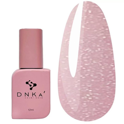 Baza hybrydowa DNKa Cover №008 fioletowo-różowa z hologramowym połyskiem 12 ml