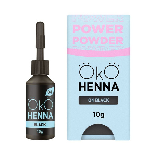 Henna do brwi  Henna OKO, 04 Black, 10 g