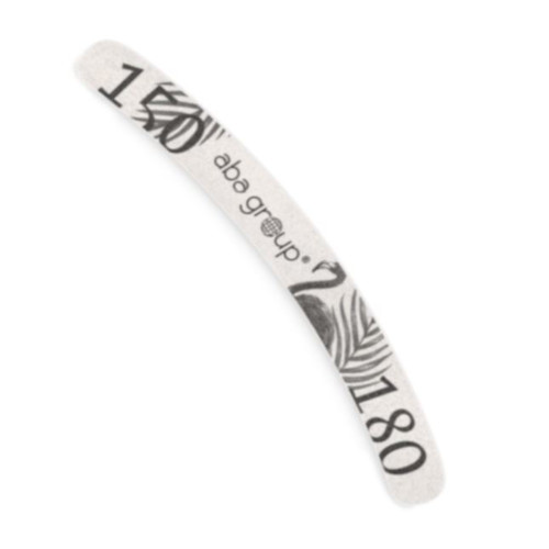 Aba Group Nail file BANAN 150/180 STANDARD - FLAMING, 25 pcs - Фото №1